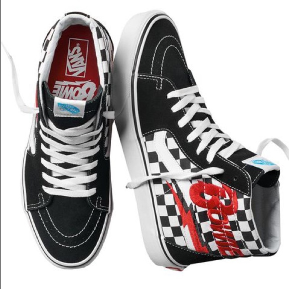 David Bowie SK8-Hi Vans Diamond Dogs